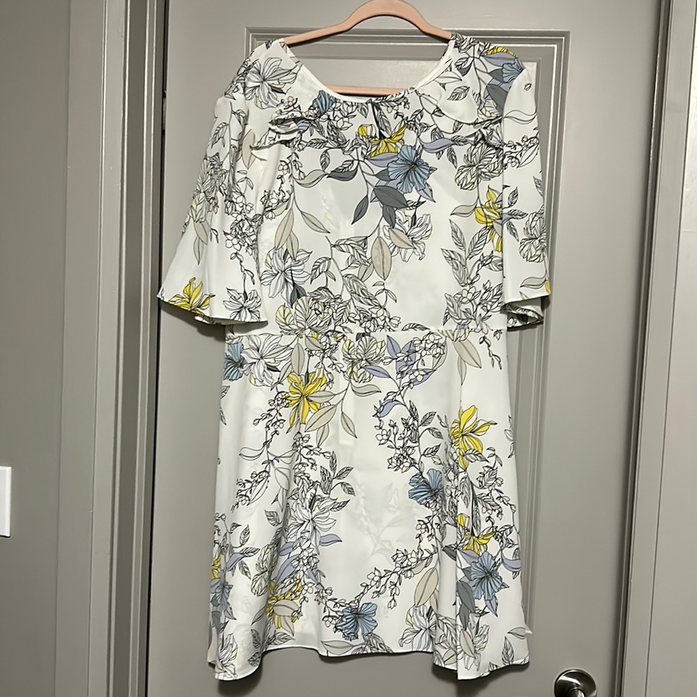 White Floral Dress